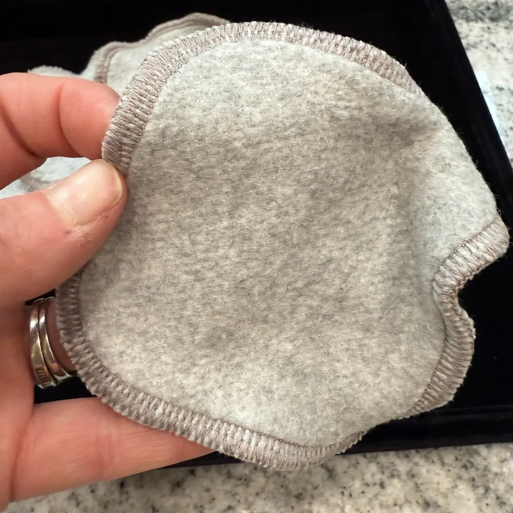 Gray Organic Cotton Facial Pads